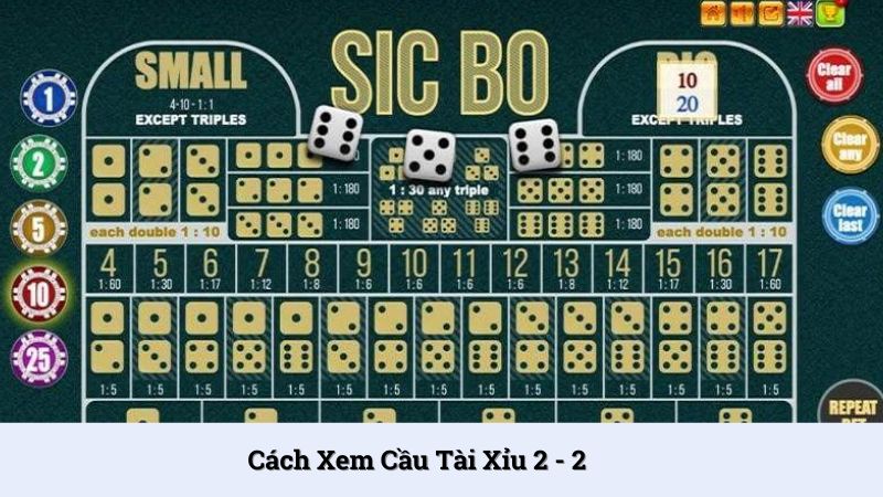 Cách xem cầu tài xỉu 2 - 2 rất đơn giản