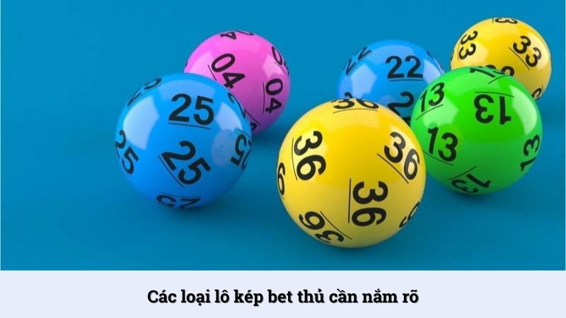 Các loại lô kép tại LoDe88 phổ biến